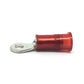 22-18 Gauge Nylon Insulated Ring Terminal Red #4 Stud