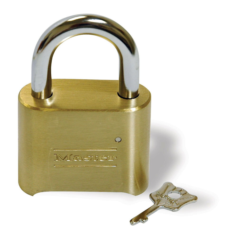 Combination Padlock With Re-Settable Code