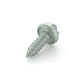 #8-18 x 1/2 Inch Slotted Hex Washer Head Crimptite Sheet Metal Screw Sms Zinc