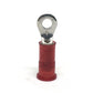 22-18 Gauge Nylon Insulated Ring Terminal Red #4 Stud