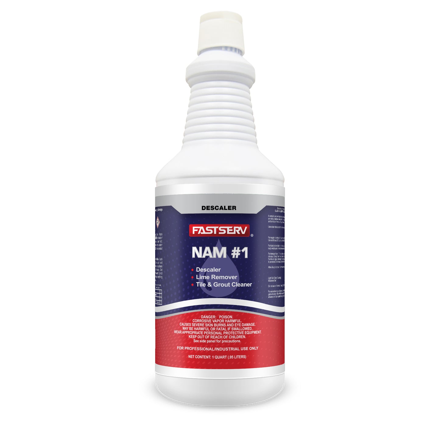 Fastserv Nam #1 Descaler Lime Remover - 1 Quart Bottle