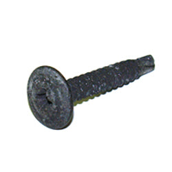 #8-18 x 1 Inch Black Phosphate Phillips Pozi Drive Round Washer Head Drill Point Screw