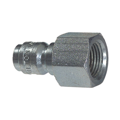 3/8 Inch Straight-Thru Style Plug Female 3/8 Inch NPT