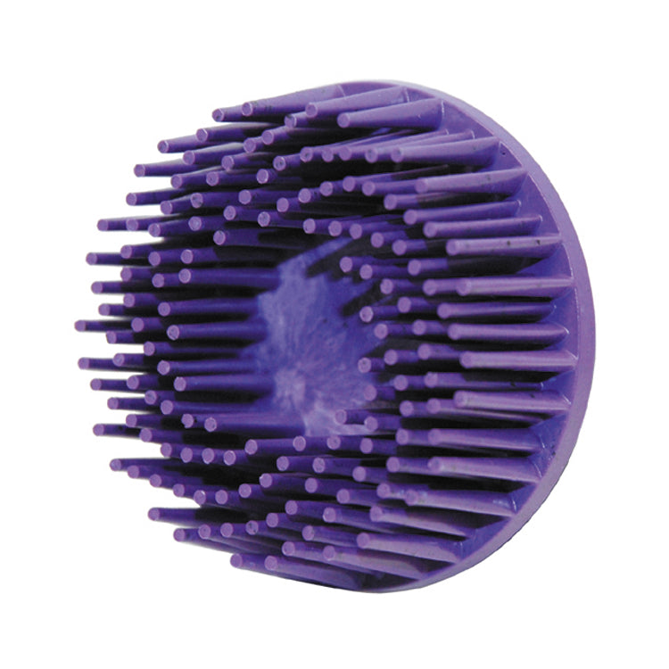 3M 2 Inch Scotch-Brite Roloc Body Man Foots Bristle Disc 36 Grit Purple