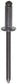 0.251 - 0.375 Inch Grip 3/16 Inch Dia X 0.575 Inch Trivalent Zinc Plated Steel Standard Flange Dome Head Blind Rivet