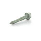 #10-16 x 1/2 Inch Slotted Hex Washer Head Crimptite Sheet Metal Screw Sms Zinc