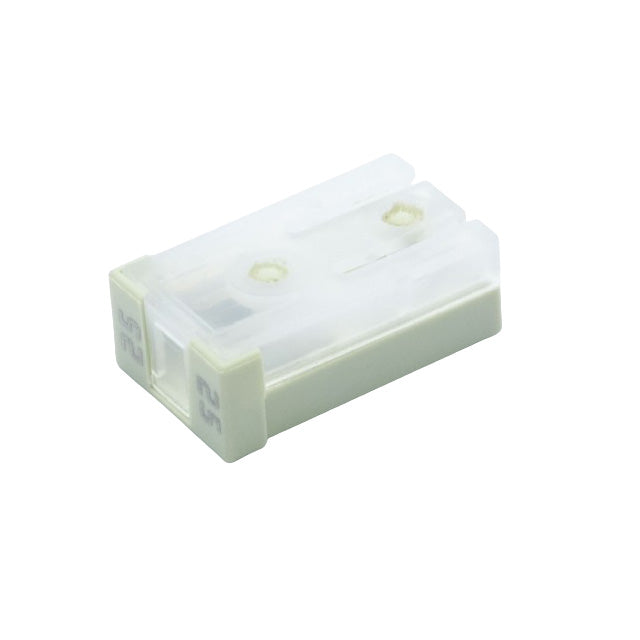 25 Amp Mcase+ 32 Volt Slotted Fuse - White