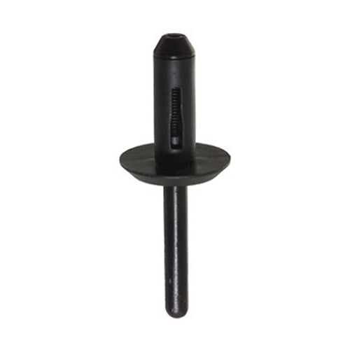 17/64 Inch x 1-7/8 Inch 3/32 - 3/16 Inch Grip Black Nylon Blind Rivet