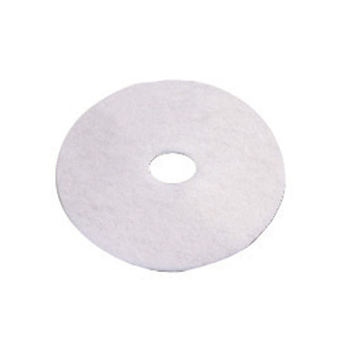 17 Inch White Floor Machine Pad