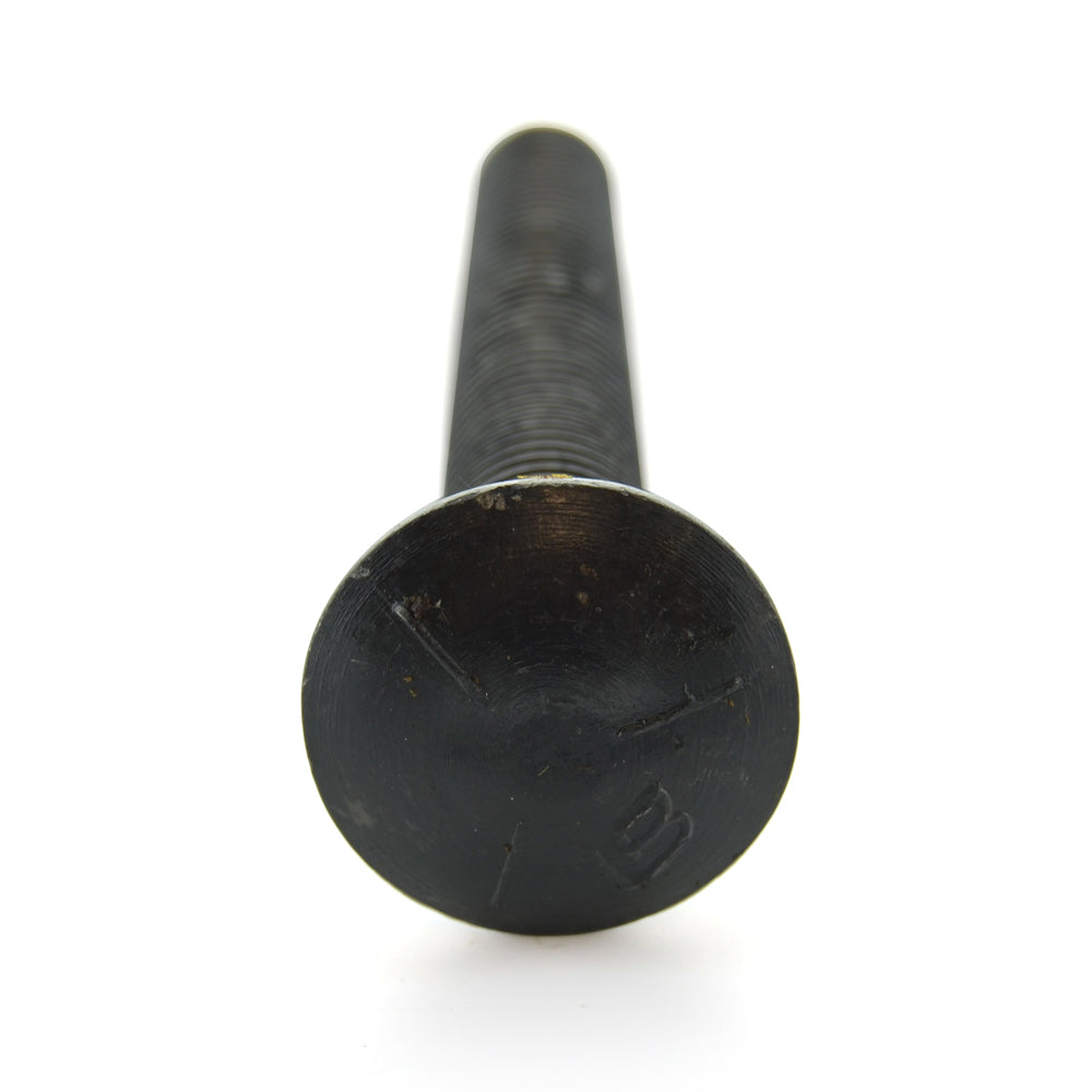 3/4-10 x 4 Inch Coarse Plain Grade 5 Round Head Carriage Bolt