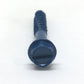 1/4 Inch x 1-3/4 Inch Slotted Hex Head Concrete Screw Anchor Blue Ceramic Coated Carbon Steel Box of 100