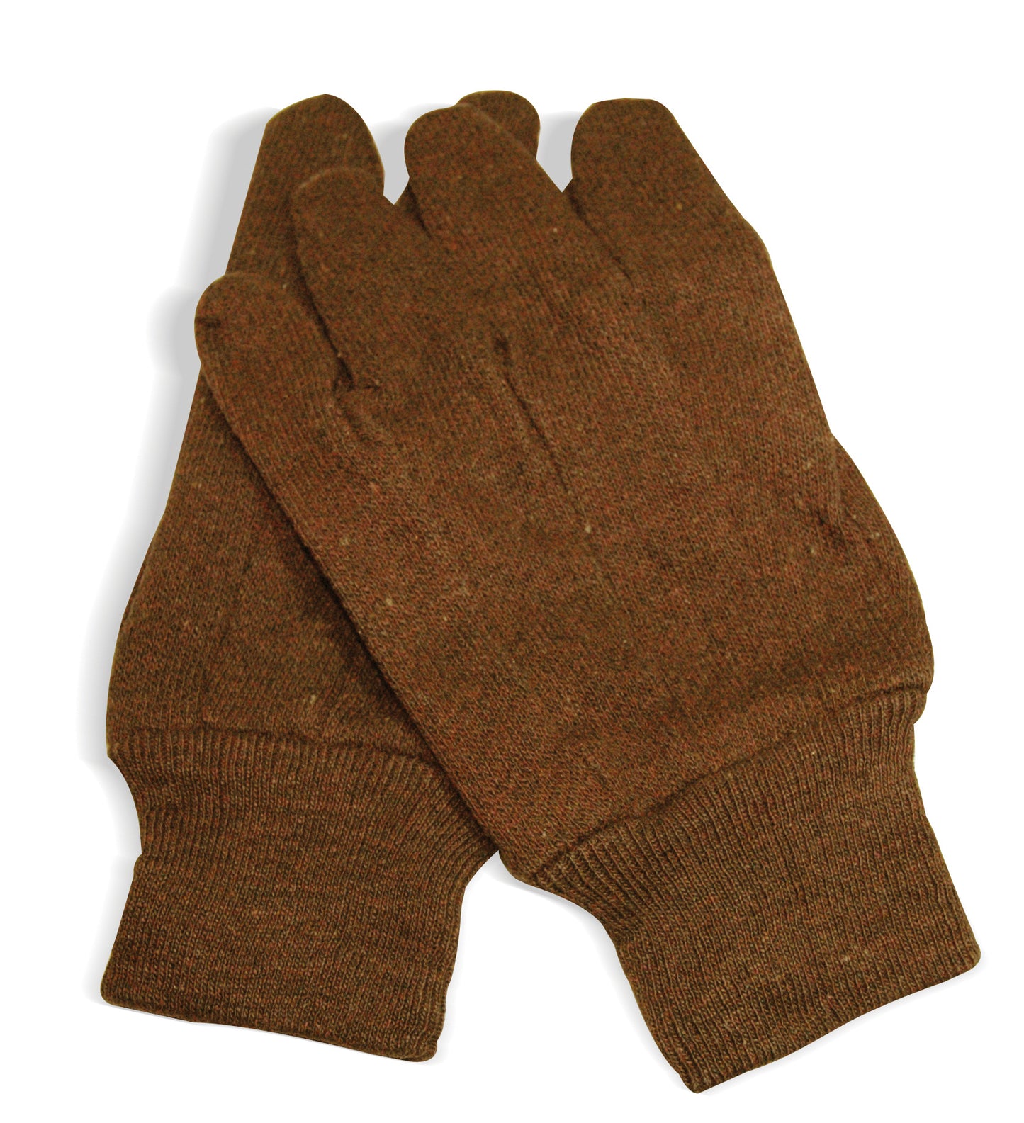 Cotton Economy Gloves Pair Brown
