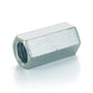 1/2-13 x 3/8-16 x 1-1/4 Zinc Plated A563 Grade A Reducing Hex Coupling Nut