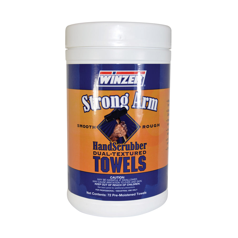 Winzer Strong Arm - 72 Pre-Moistened Towels - Tub