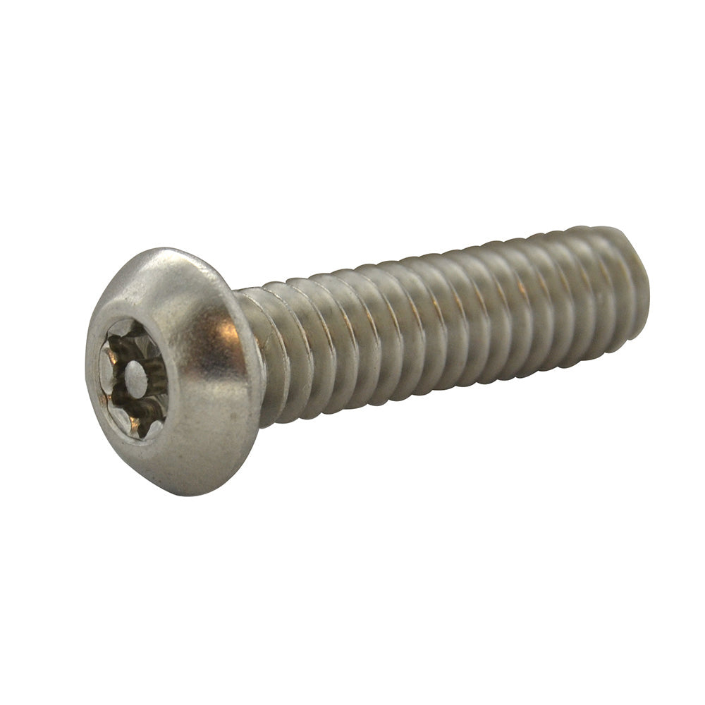 #6-32 x 1-1/4 Inch Stainless Steel Torx Pin Button Head Tamper Resistant Machine Screw