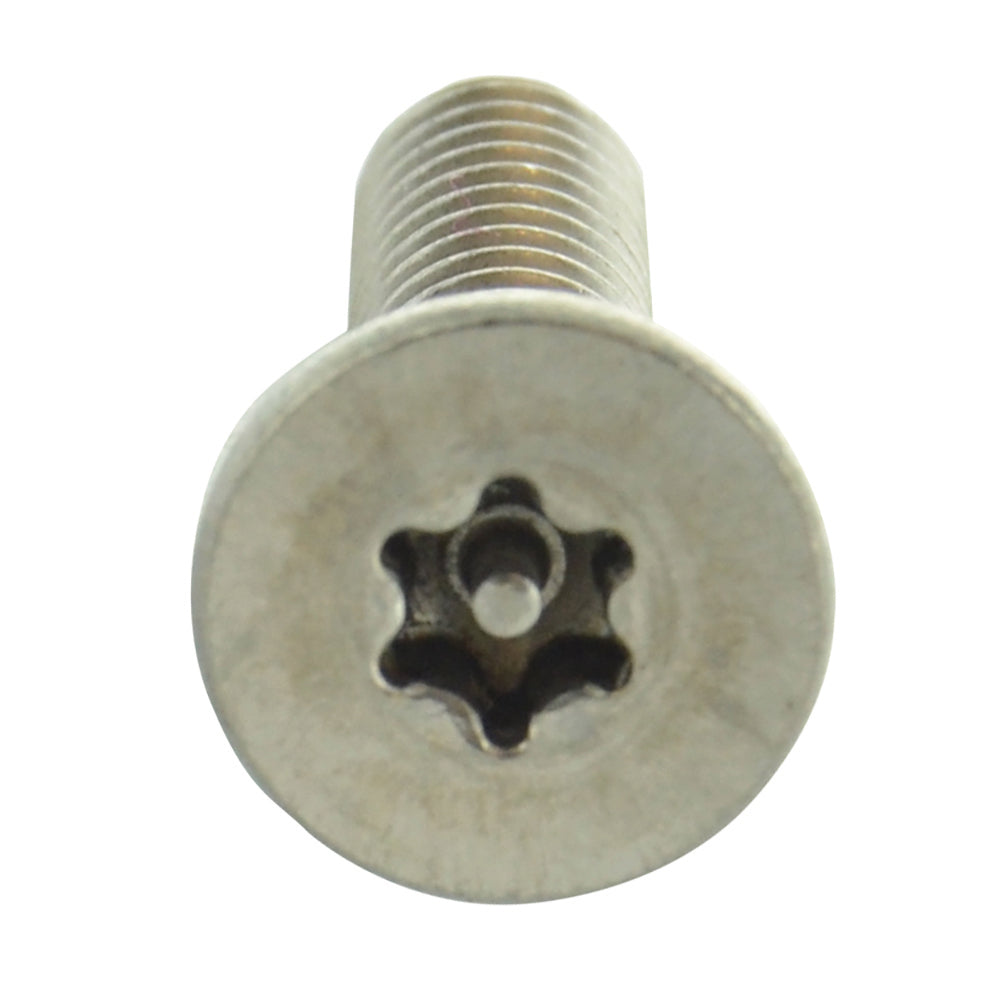 #10-32 x 1 Inch Stainless Steel Torx Pin Flat Head Resistant Machine Screw
