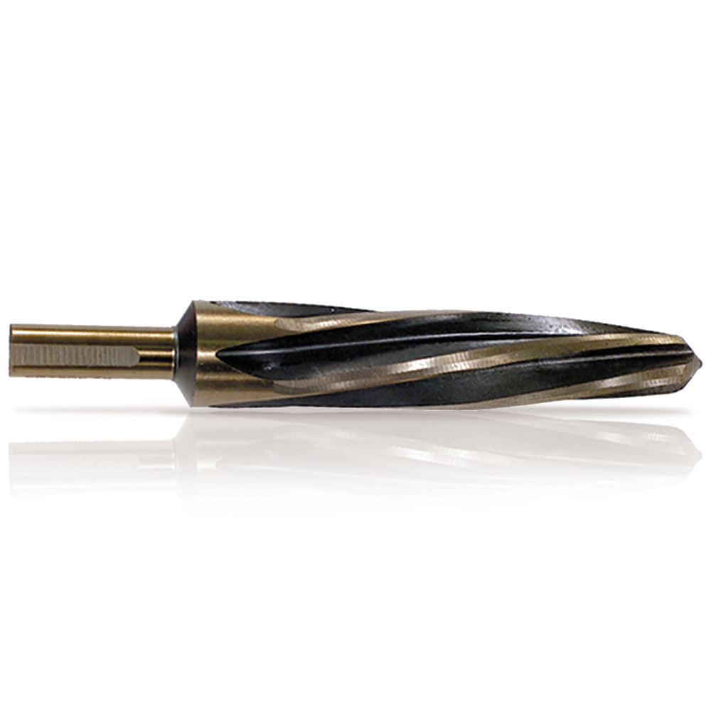 3/8 Inch Spiral Flute Amber Gold M7 Steel Car Reamer