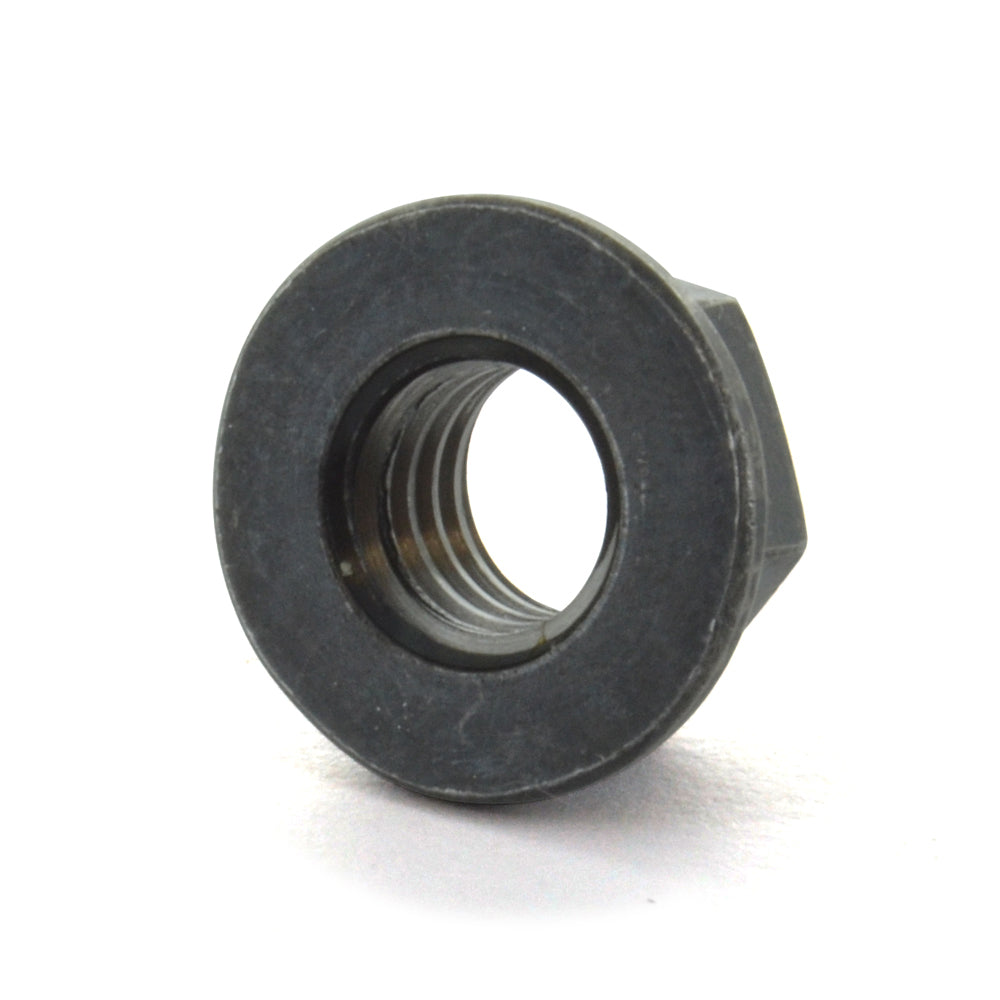 1/2-13 Inch Non-Serrated Coarse Black Phosphate and Oil Grade 8 Hex Flange Nut
