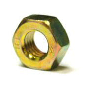 M12 x 1.25 Fine Din 934 Yellow Zinc Class 8 Finished Hex Nut