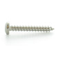 #10-12 x 1-1/4 Inch Plain 18-8 (A2) Stainless Steel Pan Head Type-A Self-Tapping Sheet Metal Screw