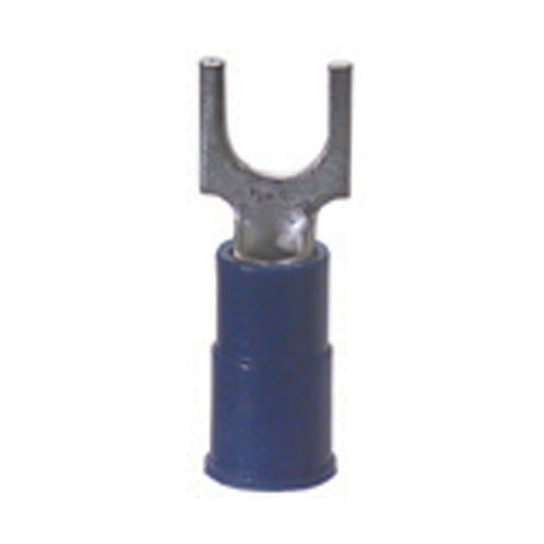 16-14 Gauge Block Spade Terminal #10 Stud PVC Insulated Blue