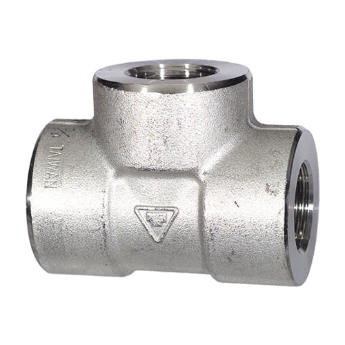 1/2 Schedule 80 Male Npt 316 Stainless Steel Straight Tee