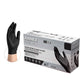 Ammex Black Powder-Free Nitrile Exam Gloves - Small