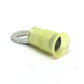 12-10 Gauge Nylon Insulated Hook Terminal Yellow #8 Stud