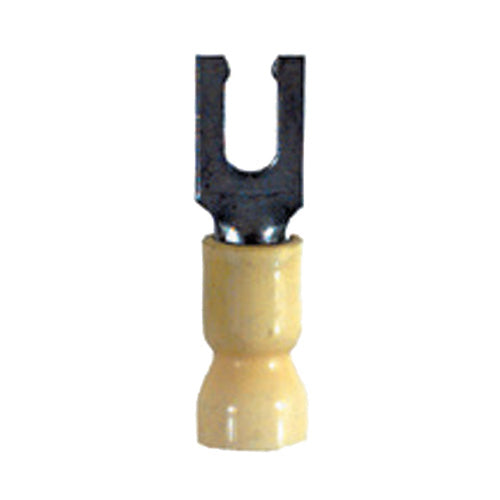 12-10 Gauge Snap Spade Terminal #6 Stud PVC Insulated Yellow