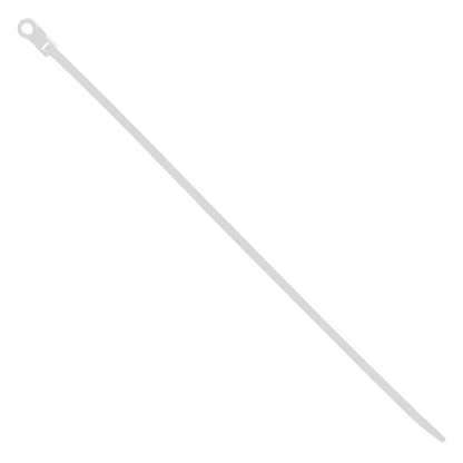 8 Inch 50 Lb Screw Mount Wire Tie - White