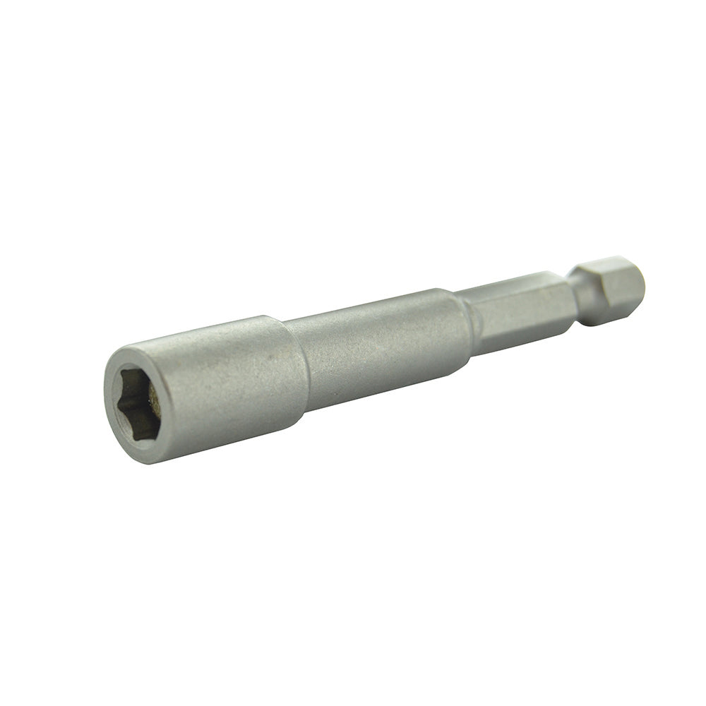 7/16 Inch Drive 1/4 Inch Hex Shank 1-3/4 Inch Length Steel Nut Setter