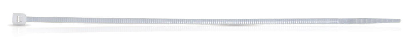 6 Inch X 0.10 Inch Cable Tie White - 100 Per Pack