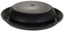 1 Inch X 1-3/8 Inch Black Polyethylene Depressed Center Hole Plug