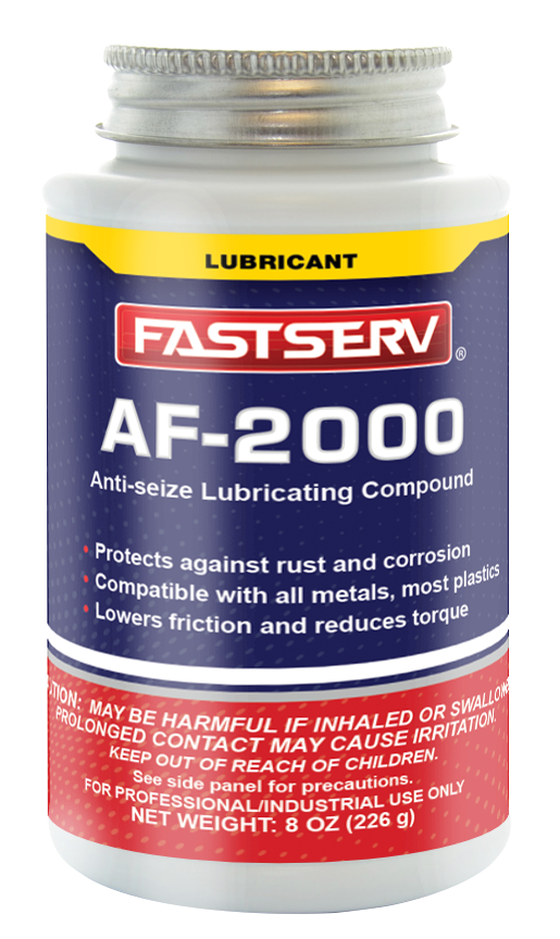 Fastserv Af-2000 Anti-Seize Lubricant - Brush-Top - 8 Oz Net Weight - Bottle