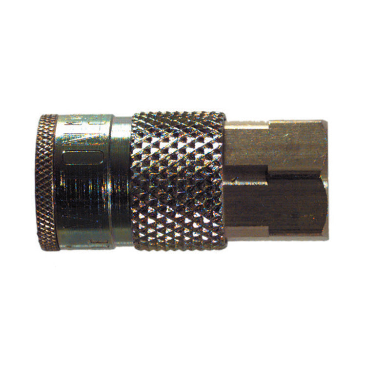 1/4 Inch Basic Size Tru-Flate / Parker Style Interchange Coupler Female 3/8 Inch NPT