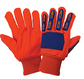 Pair Orange Cotton Impact Gloves Universal - X-Large