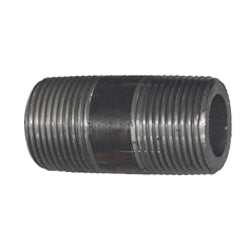 1/2" X 1-1/2" Schedule 160 Male NPT Black Seamless Carbon Steel Pipe Nipple USA