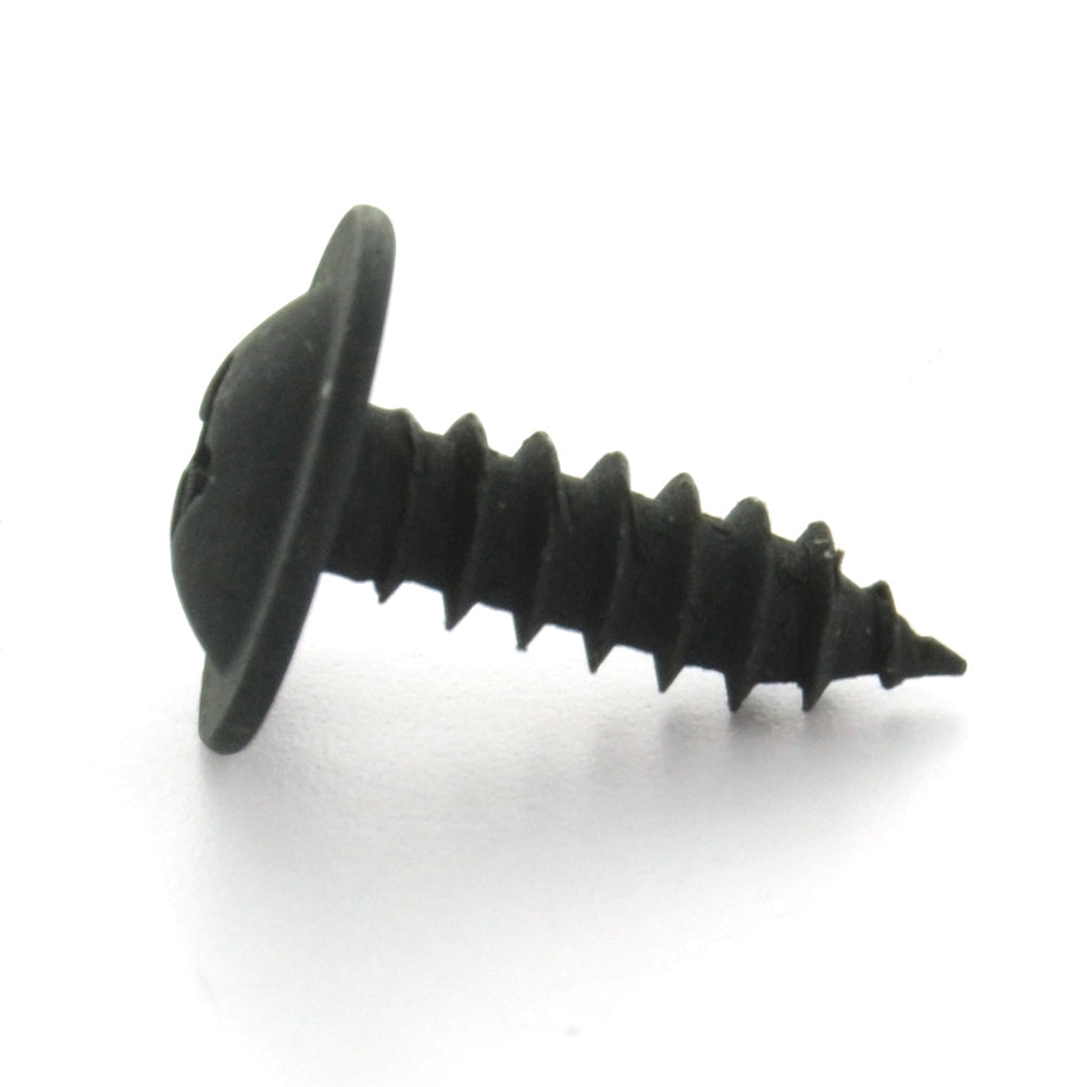 #8 x 1-1/2 Inch Black Oxide Alloy Steel Round Head Type-Ab Self-Tapping Sheet Metal Screw