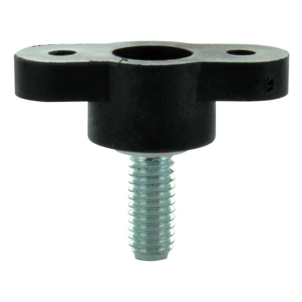 Black Junction Block- 250A- 3/8" Non-Feed Through Stud