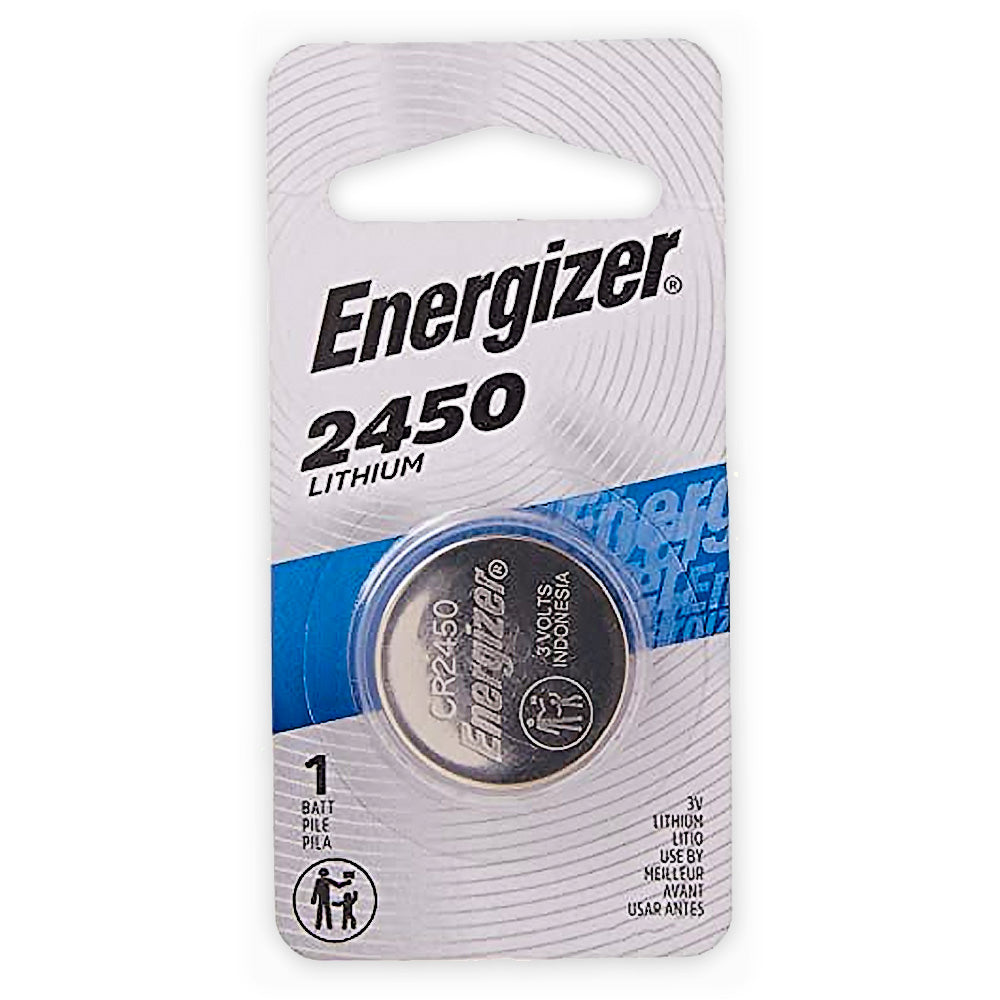 Energizer 3V CR2450 Lithium Coin Battery Carded
