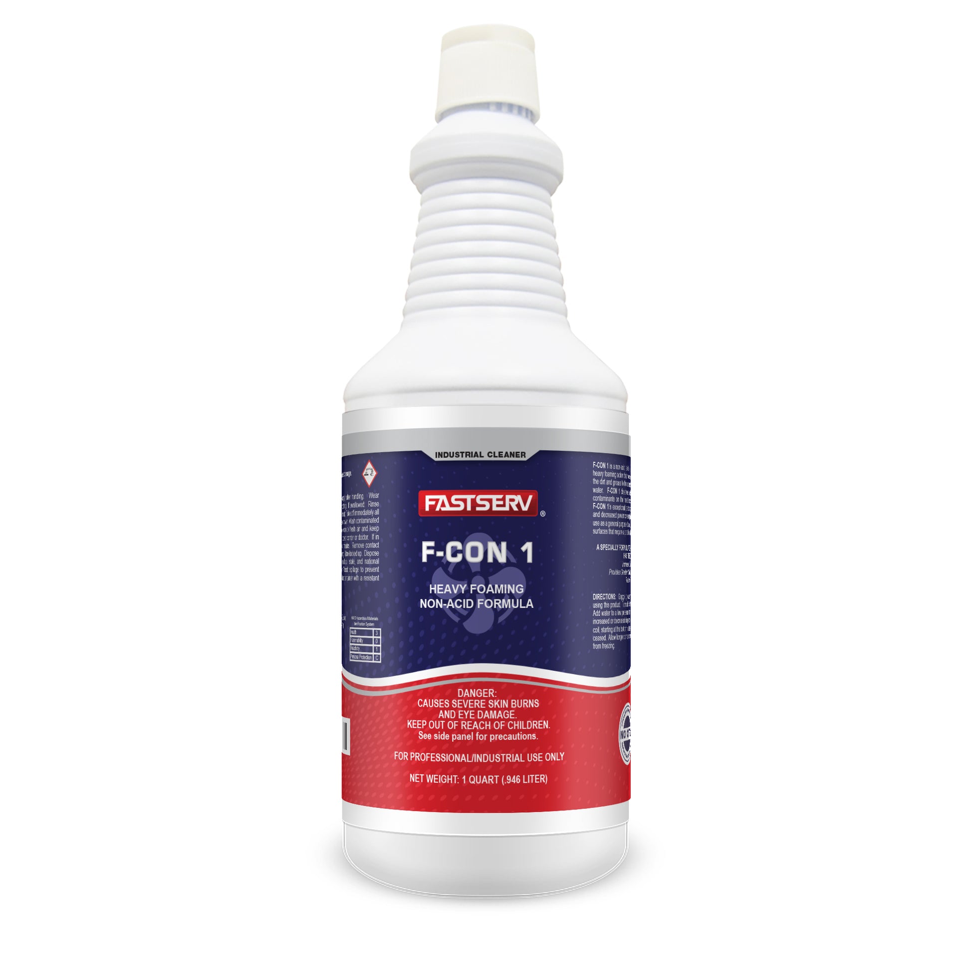 Fastserv F-Con 1 Heavy Foaming Coil Cleaner - 1 Quart Bottle