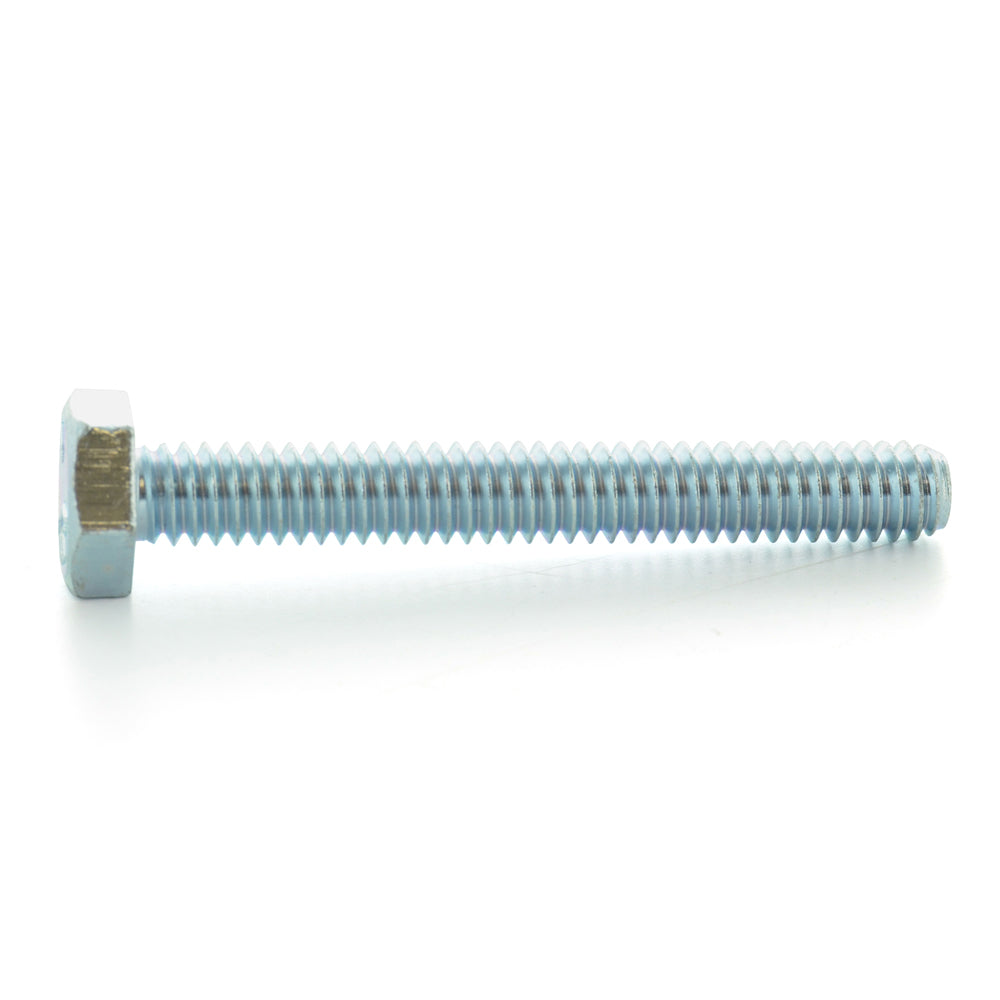 3/8"-16 x 3" Hex Head Tap Bolt Fully Threaded Grade 5 Zinc Plated Coarse