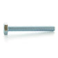 1/2"-13 x 2-1/2" Hex Head Tap Bolt Fully Threaded Grade 5 Zinc Plated Coarse