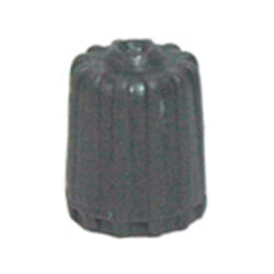 Gray Plastic Tpms Valve Cap With Red Silicone Seal