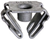 M6 x 1 Organic Zinc Snap In Specialty Nut