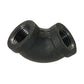 1/8" Schedule 40 Female NPT Black Welded Malleable Iron 90 Degree Elbow USA