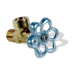 3/8 Inch X 3/8 Inch Truck Shut-Off Vale Male Pipe To Hose Brass