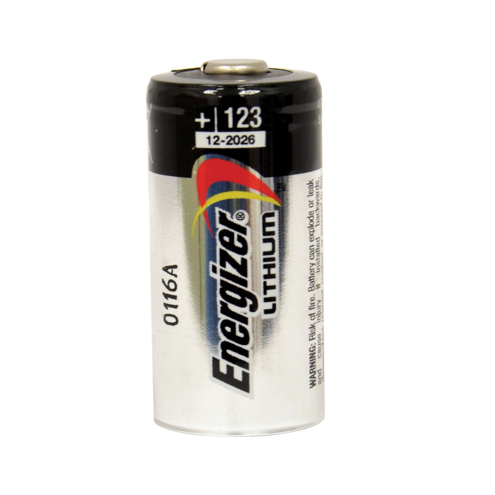Energizer 3V CR123A  Lithium Photo Battery - Pack of 6