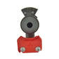 1/2-14 Nptf Red Urethane Seal Plated Aluminum Emergency Premium Gladhand