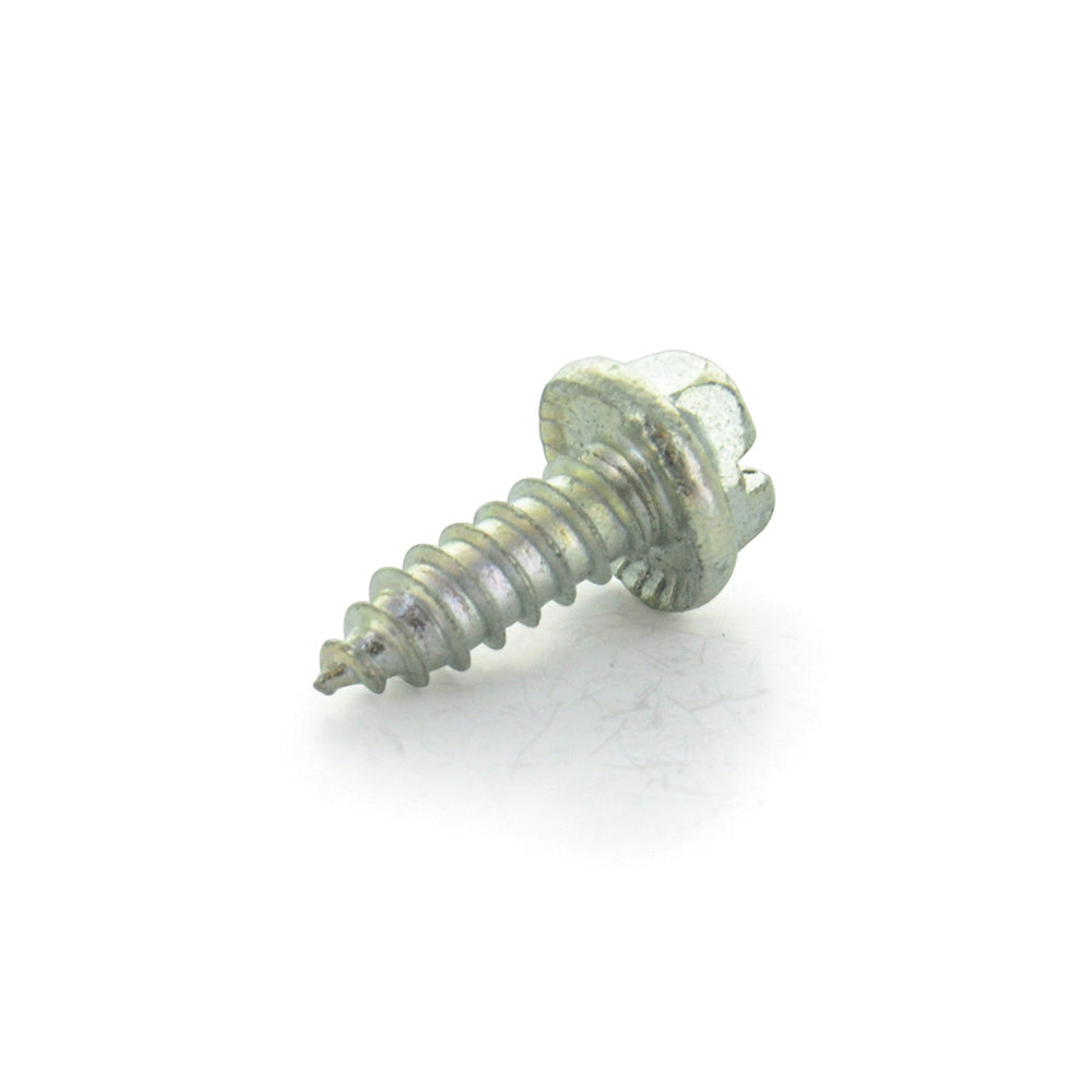 #12-14 x 5/8 Inch Slotted Hex Washer Head Crimptite Sheet Metal Screw Sms Zinc